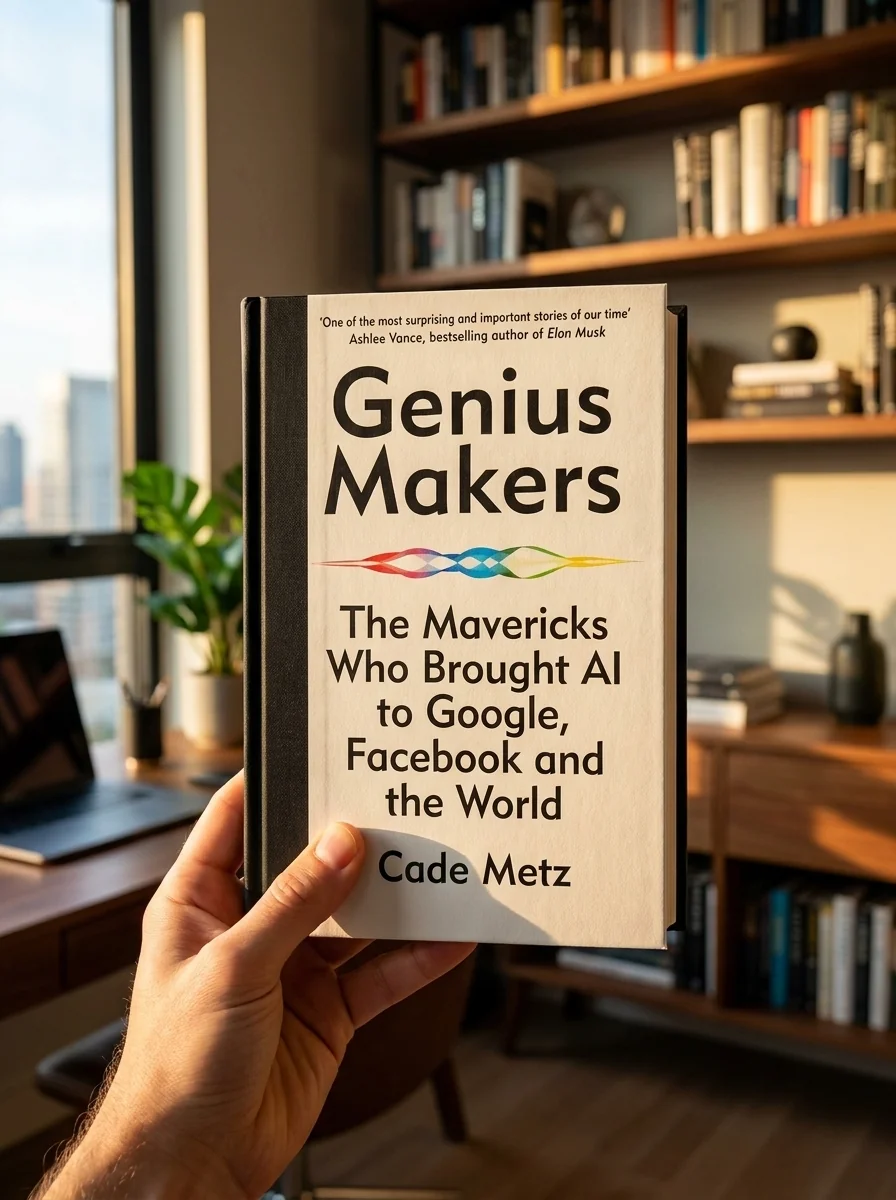 Genius Makers. The Mavericks Who Brought A.I. to Google, Facebook, and the World — Кейд Метц, обкладинка