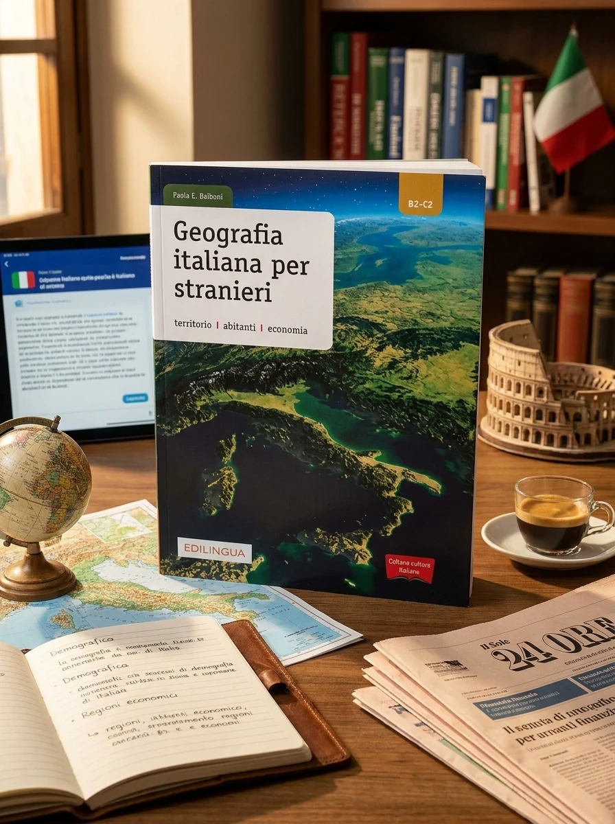Geografia italiana per stranieri: Territorio, abitanti, economia. B2-C2 — Вивчення мов