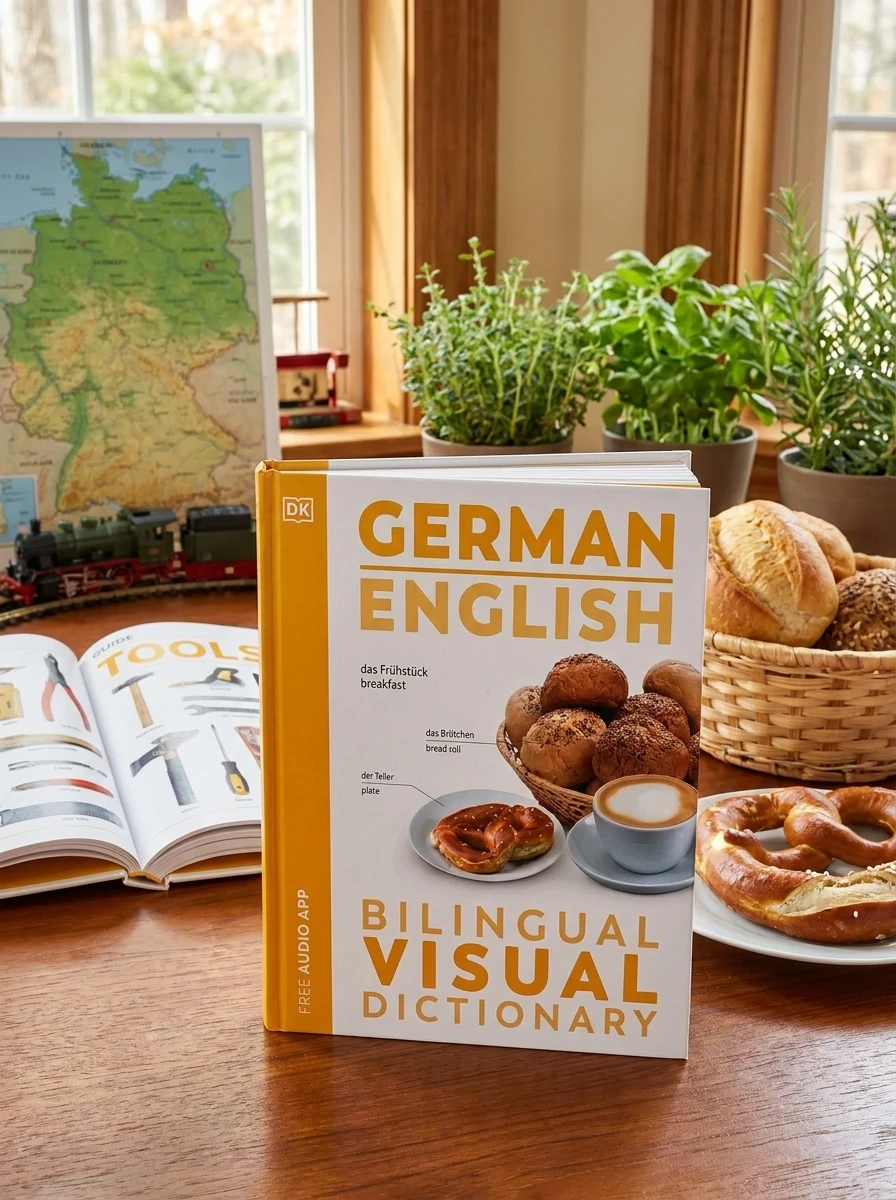 German-English Visual Bilingual Dictionary — Вивчення мов