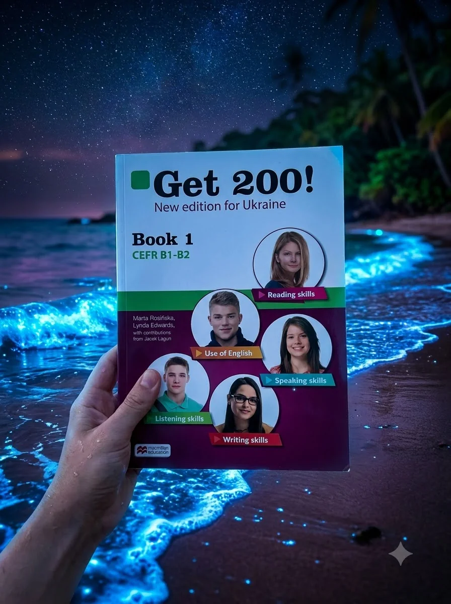 Get 200! B1-B2. New Edition for Ukraine. Student's Book 1 — Лінда Едвардс, обкладинка