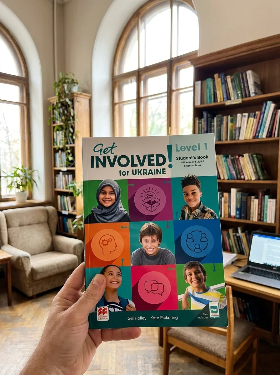 Get Involved for Ukraine 1 Student's Book with App and Digital Student's Book — Джилл Холлі, обкладинка