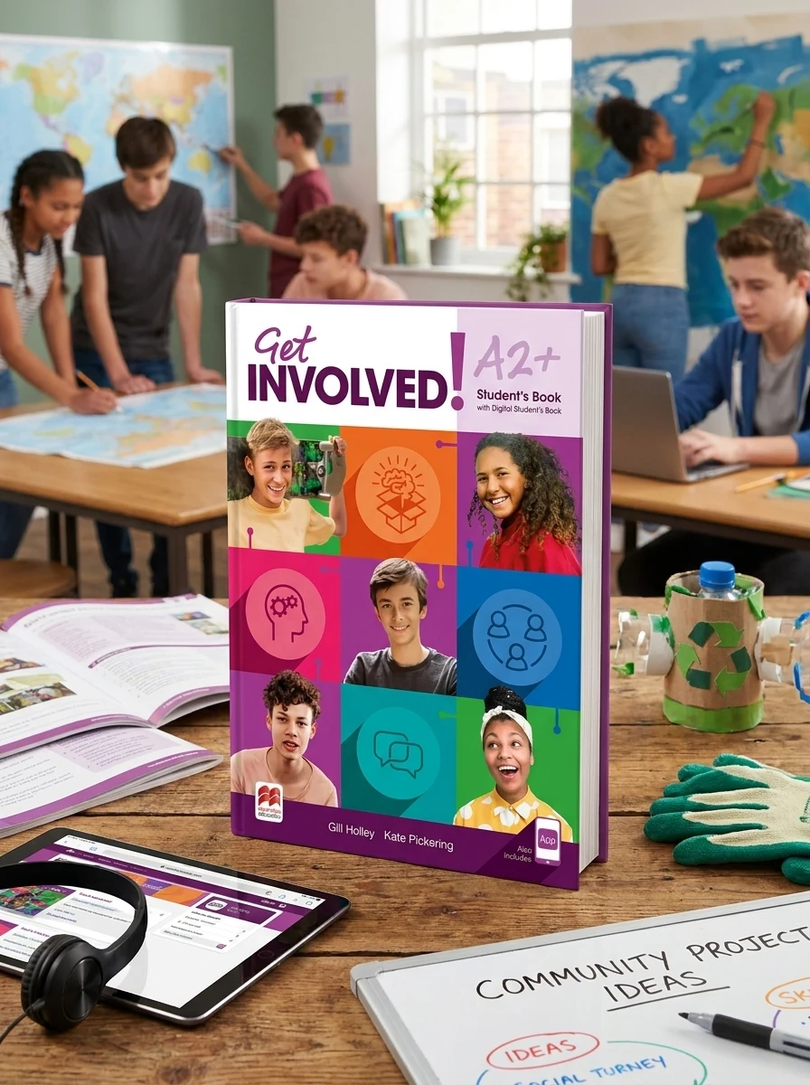 Get Involved for Ukraine 3. Student's Book with App and Digital Student's Book, обкладинка