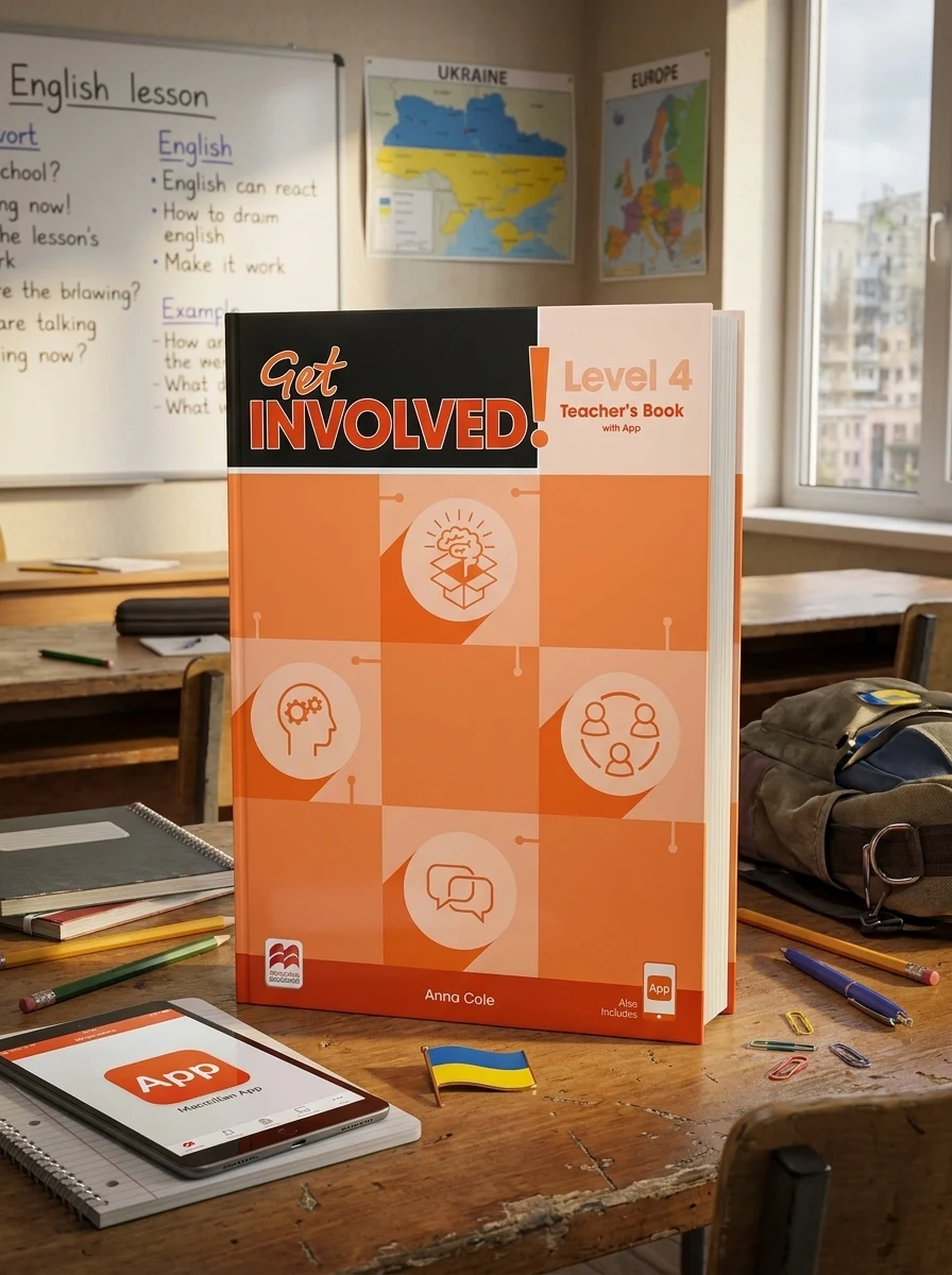 Get Involved for Ukraine 4. Teacher's Book with App — Вивчення мов