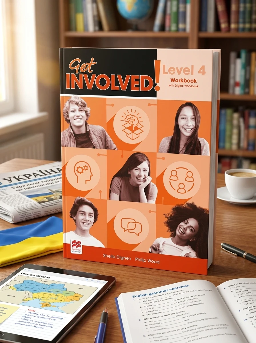 Get Involved for Ukraine 4. Workbook with Digital Workbook — Вивчення мов