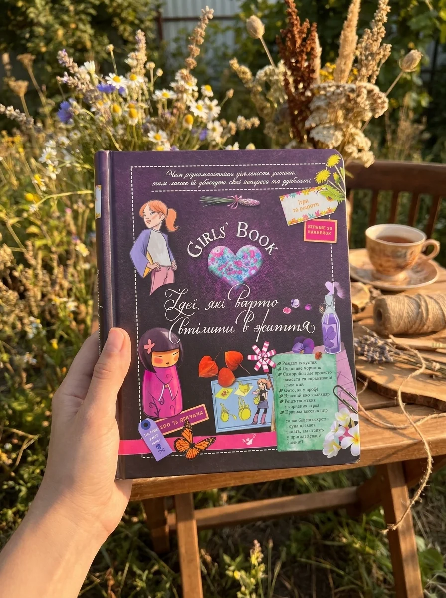 Girl`s Book. Ідеї, які варто втілити в життя, обкладинка