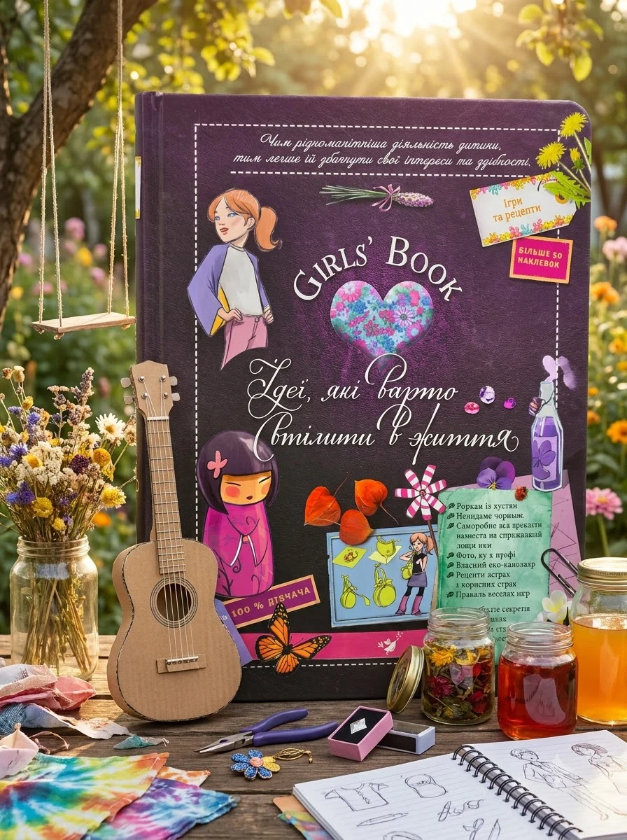 Girl`s Book. Ідеї, які варто втілити в життя — Дитячі книги