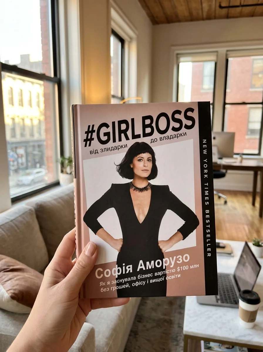 Girlboss: від злидарки до владарки — Аморузо С., обкладинка