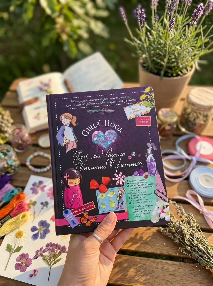 Girls’ Book. Ідеї, які варто втілити в життя! — Дитячі енциклопедії