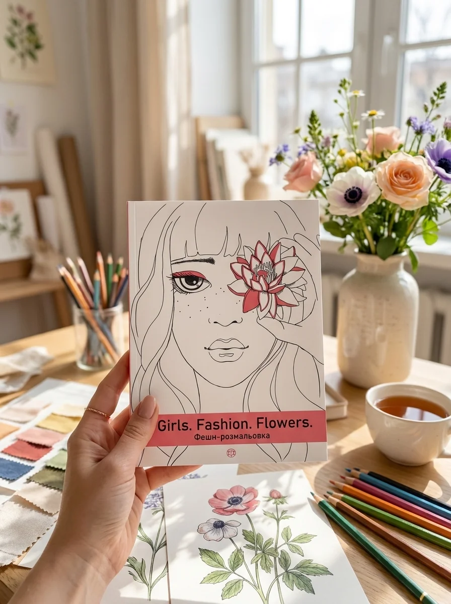 Книга #girls#fashion#flowers — фото 2