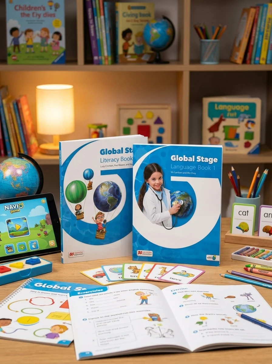 Global Stage. Level 1. Literacy Book and Language Book with Navio App — Вивчення мов