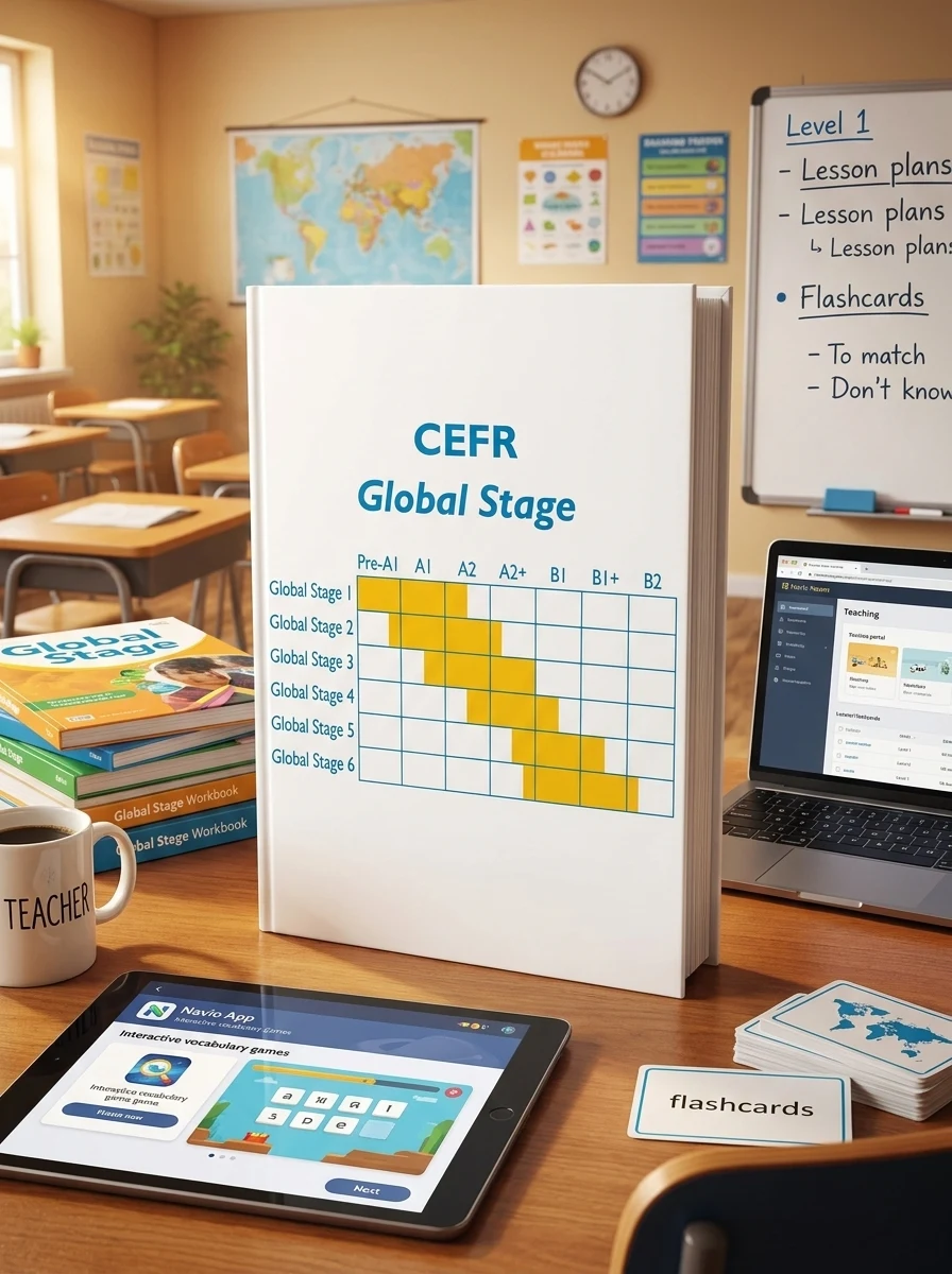 Global Stage. Level 1. Teacher's Book with Navio App — Вивчення мов