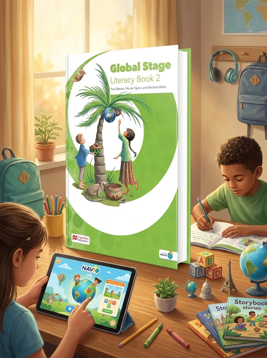 Global Stage. Level 2. Literacy Book and Language Book with Navio App — Вивчення мов