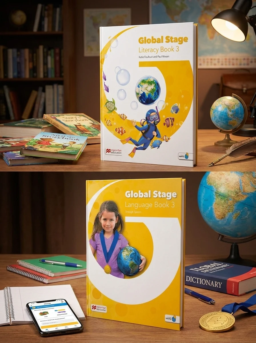 Global Stage. Level 3. Literacy Book and Language Book with Navio App — Вивчення мов