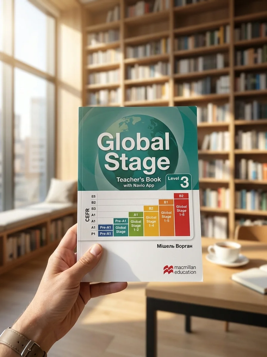 Global Stage. Level 3. Teacher's Book with Navio App — Мішель Ворган, обкладинка