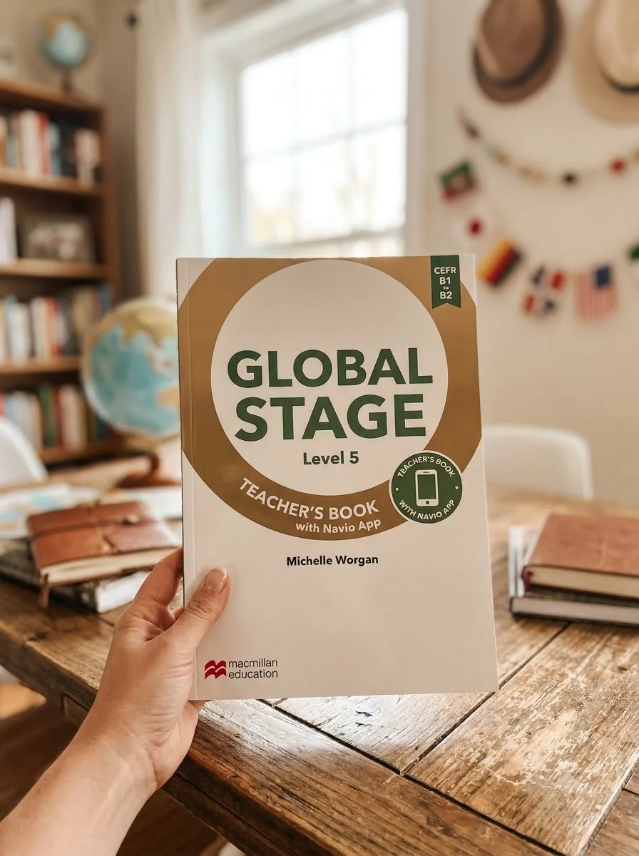 Global Stage. Level 5. Teacher's Book with Navio App — Мішель Ворган, обкладинка
