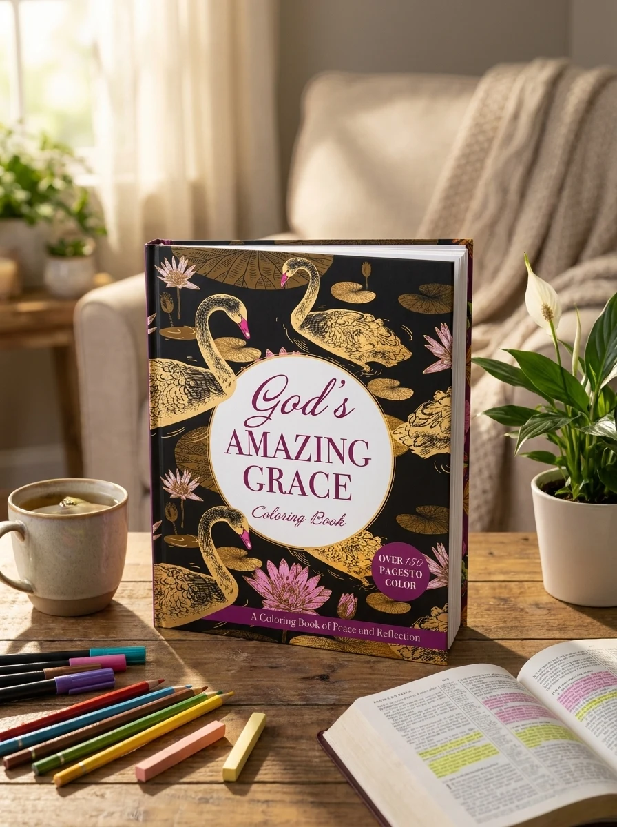 God's Amazing Grace Coloring Book — Дім, сім'я, релігія
