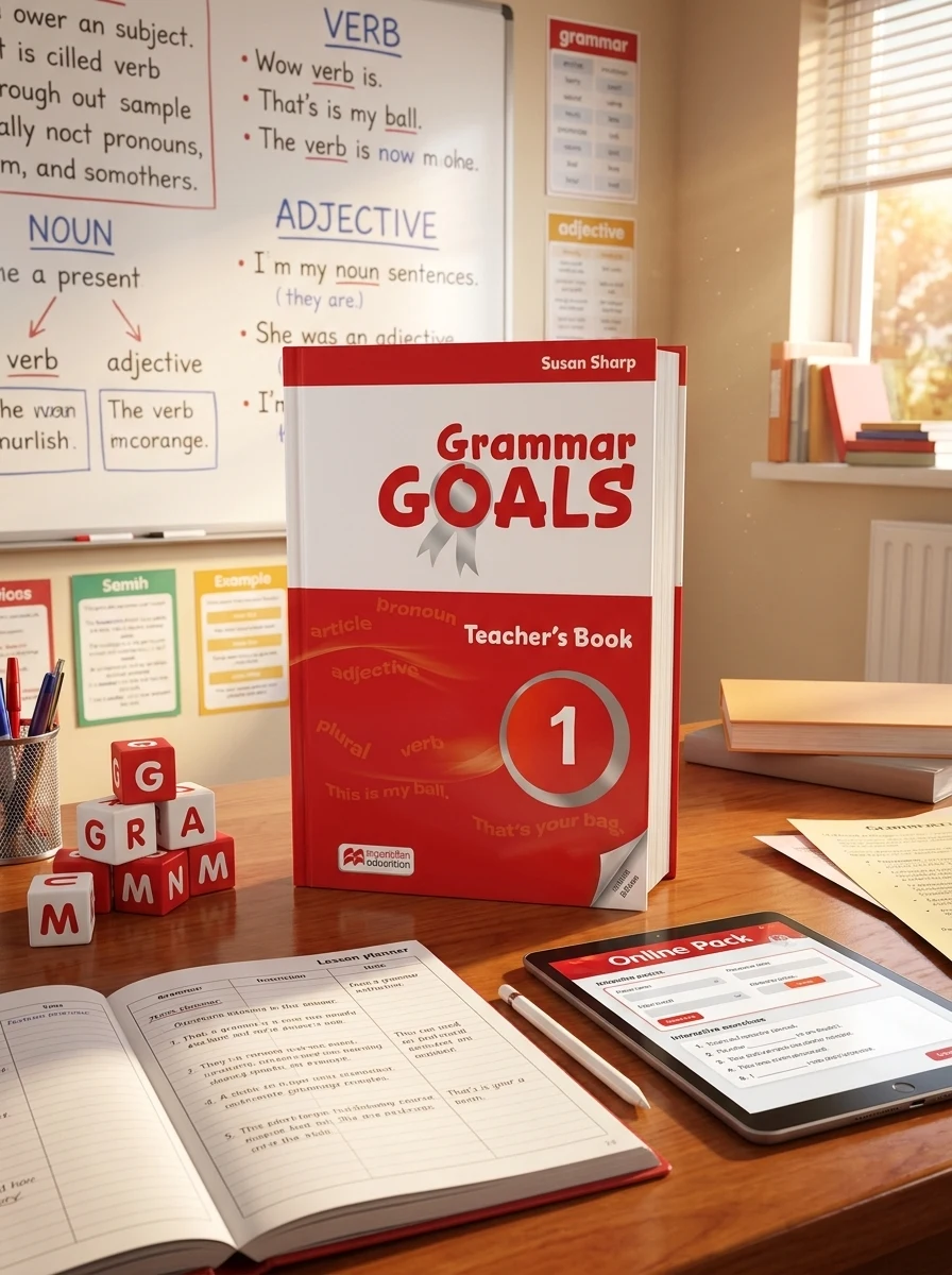 Grammar Goals. Level 1. Teacher's Book with Online Pack — Сью Шарп, обкладинка