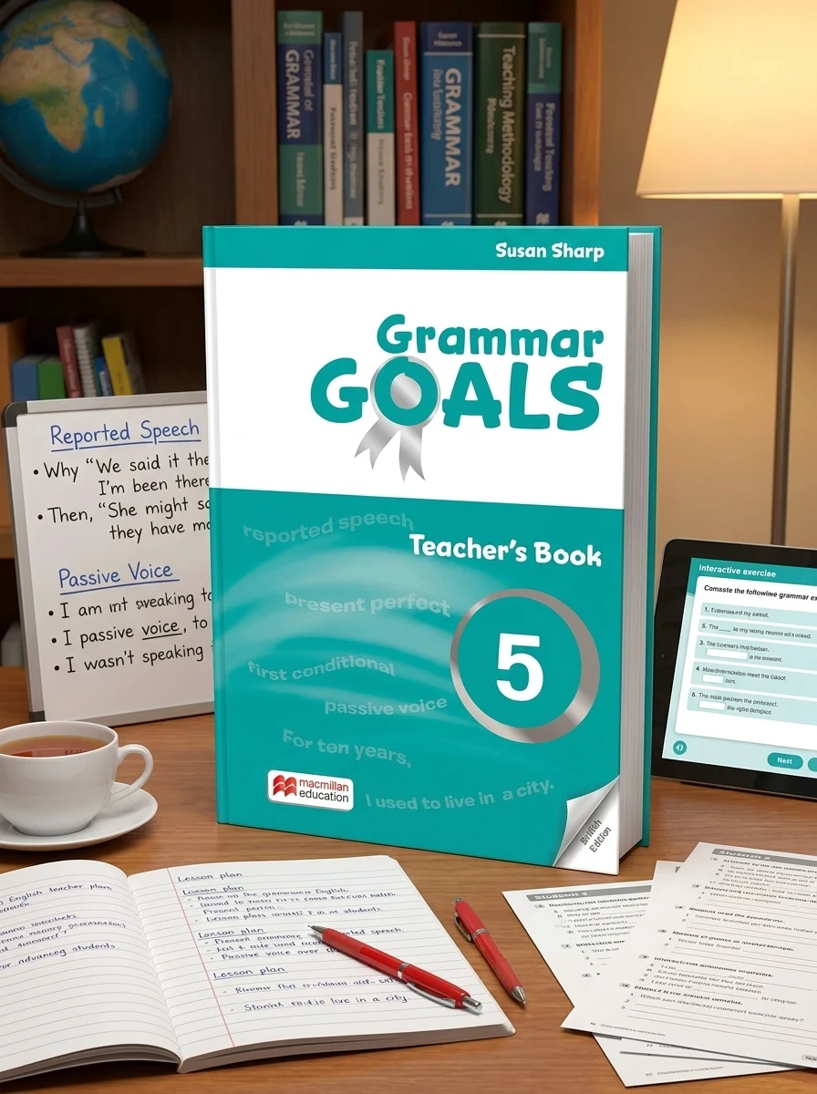 Grammar Goals. Level 5. Teacher's Book with Online Pack — Сью Шарп, обкладинка