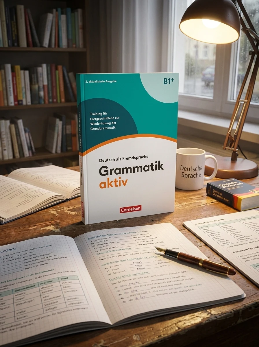 Grammatik aktiv B1+. Training für Fortgeschrittene zur Wiederholung der Grundgrammatik - Übungsbuch — Вивчення мов