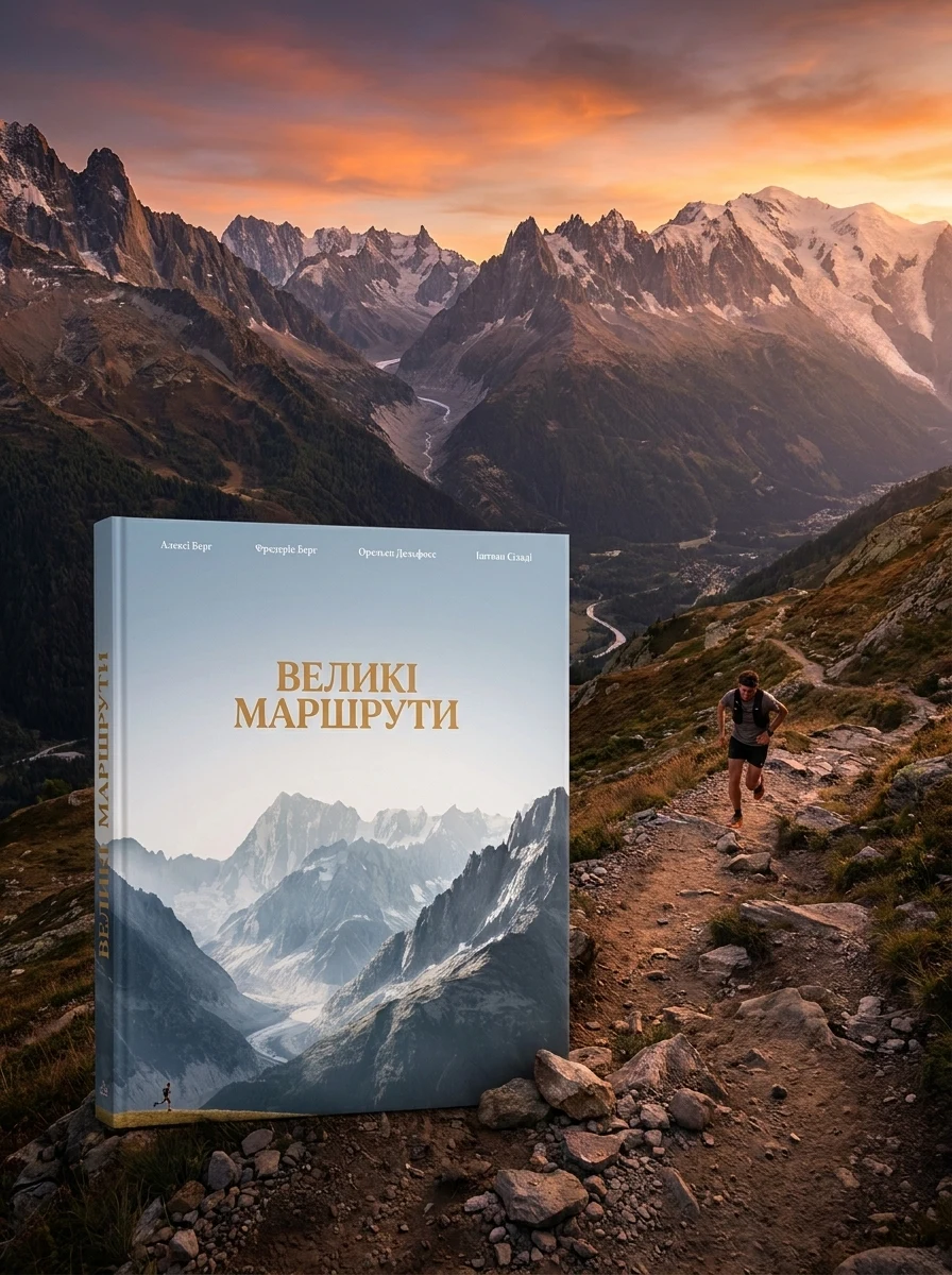 Grand Trails. A Global Anthology of Trail Running — Алексіс Берг, обкладинка