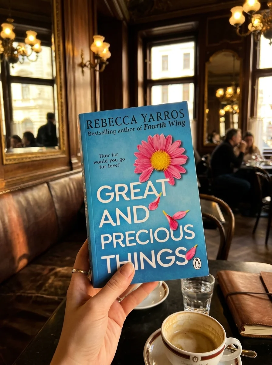 Great and Precious Things — Ребекка Яррос, обкладинка