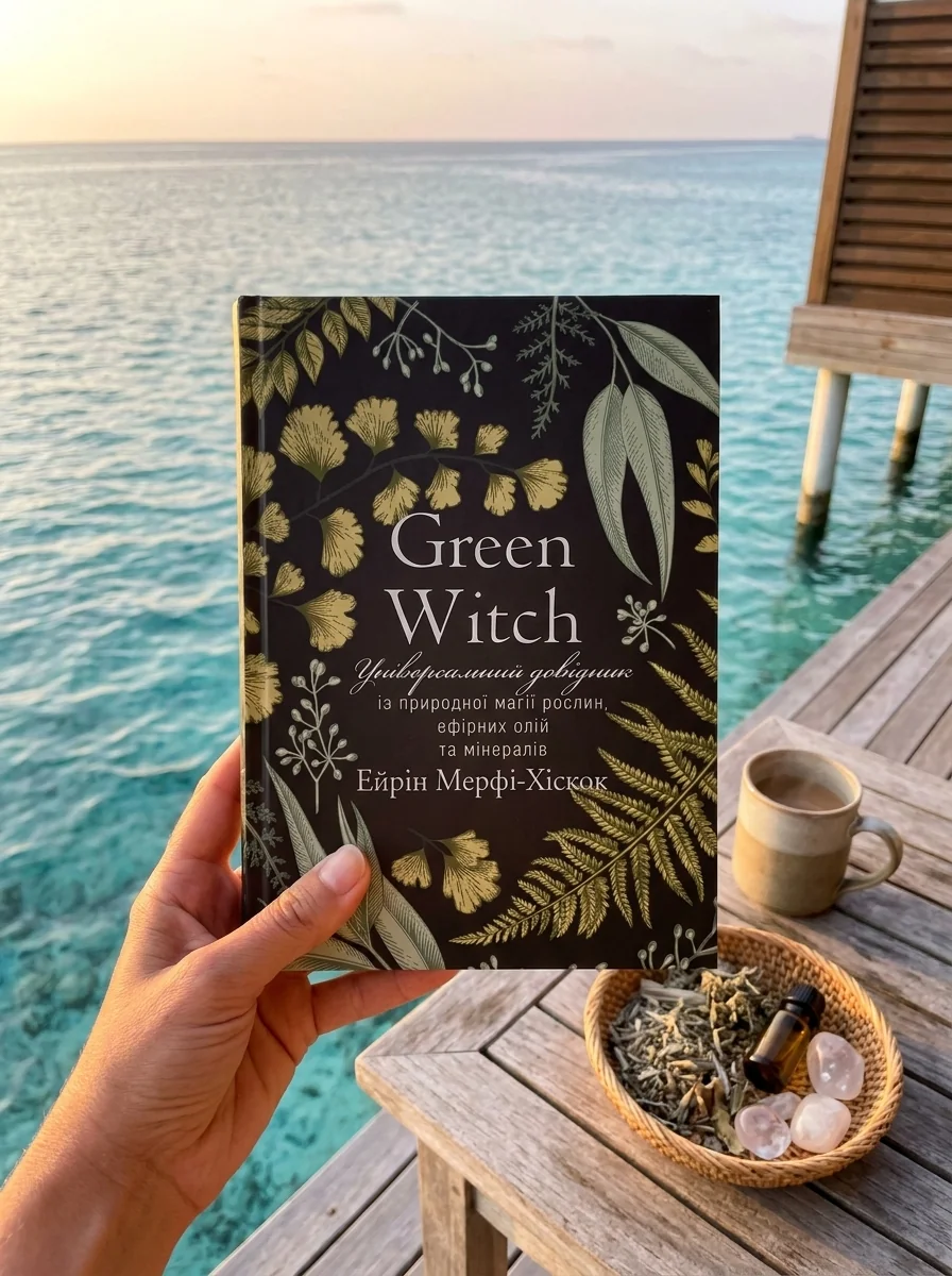 Green Witch. Універсальний довідник із природної магії рослин, ефірних олій та мінералів — Мерфі-Хіскок Ейрін, обкладинка