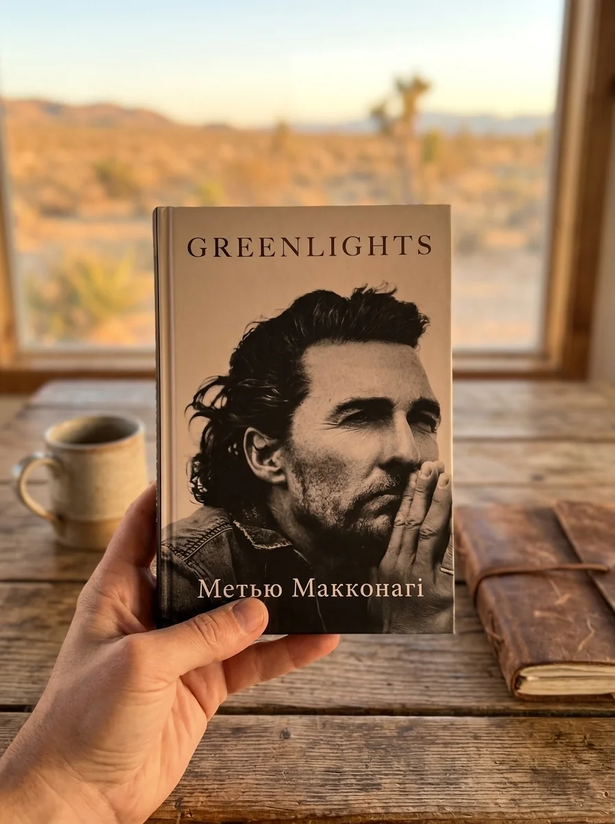 Greenlights — Метью Макконагі, обкладинка