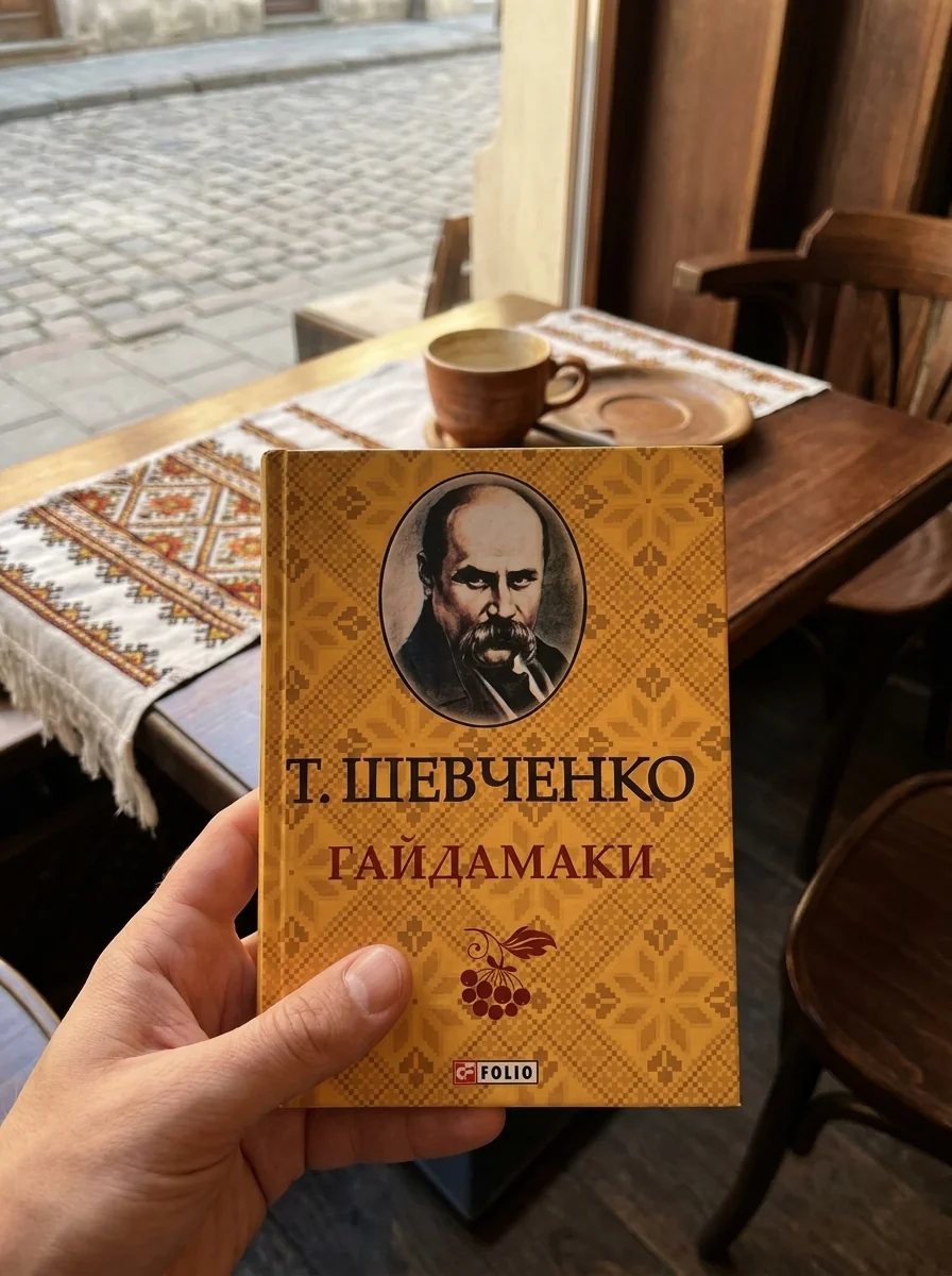 Гайдамаки — Тарас Шевченко, обкладинка