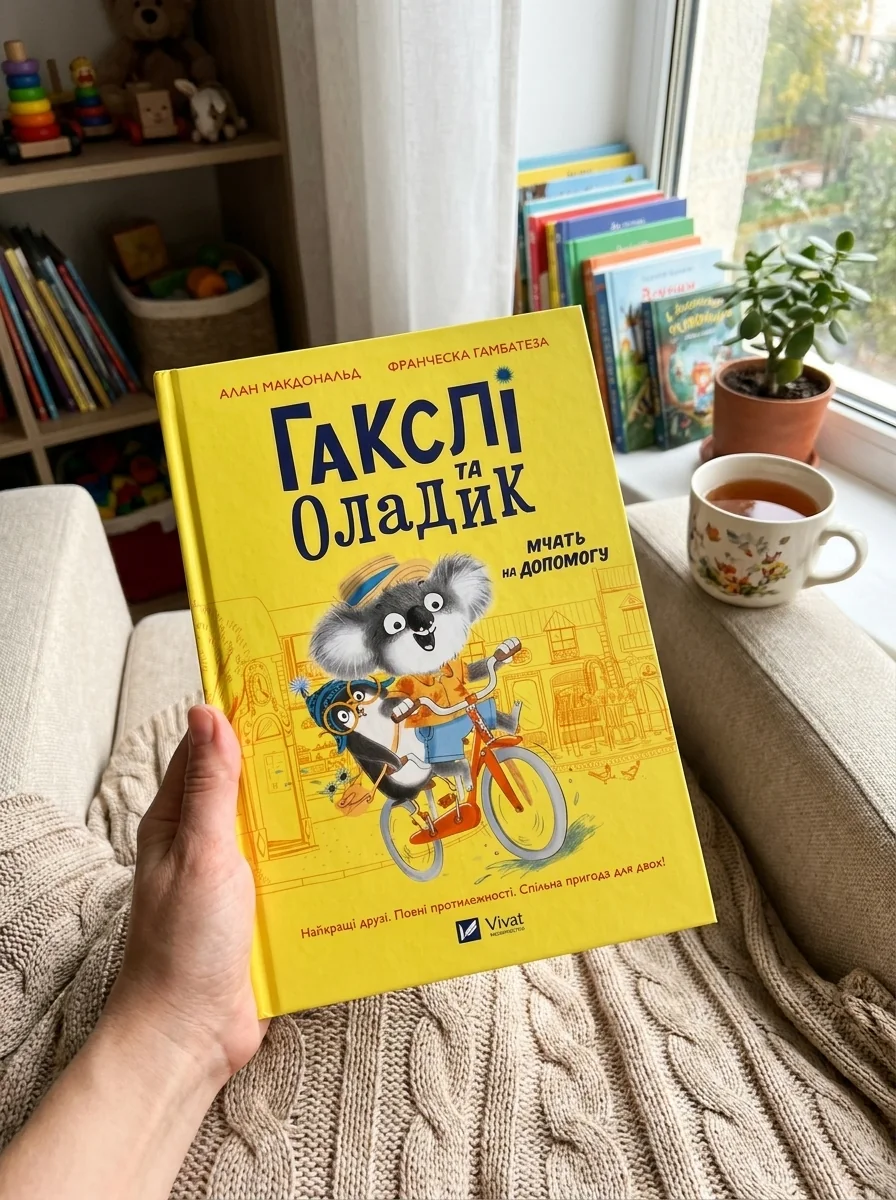 Гакслі та Оладик мчать на допомогу — Дитяча література