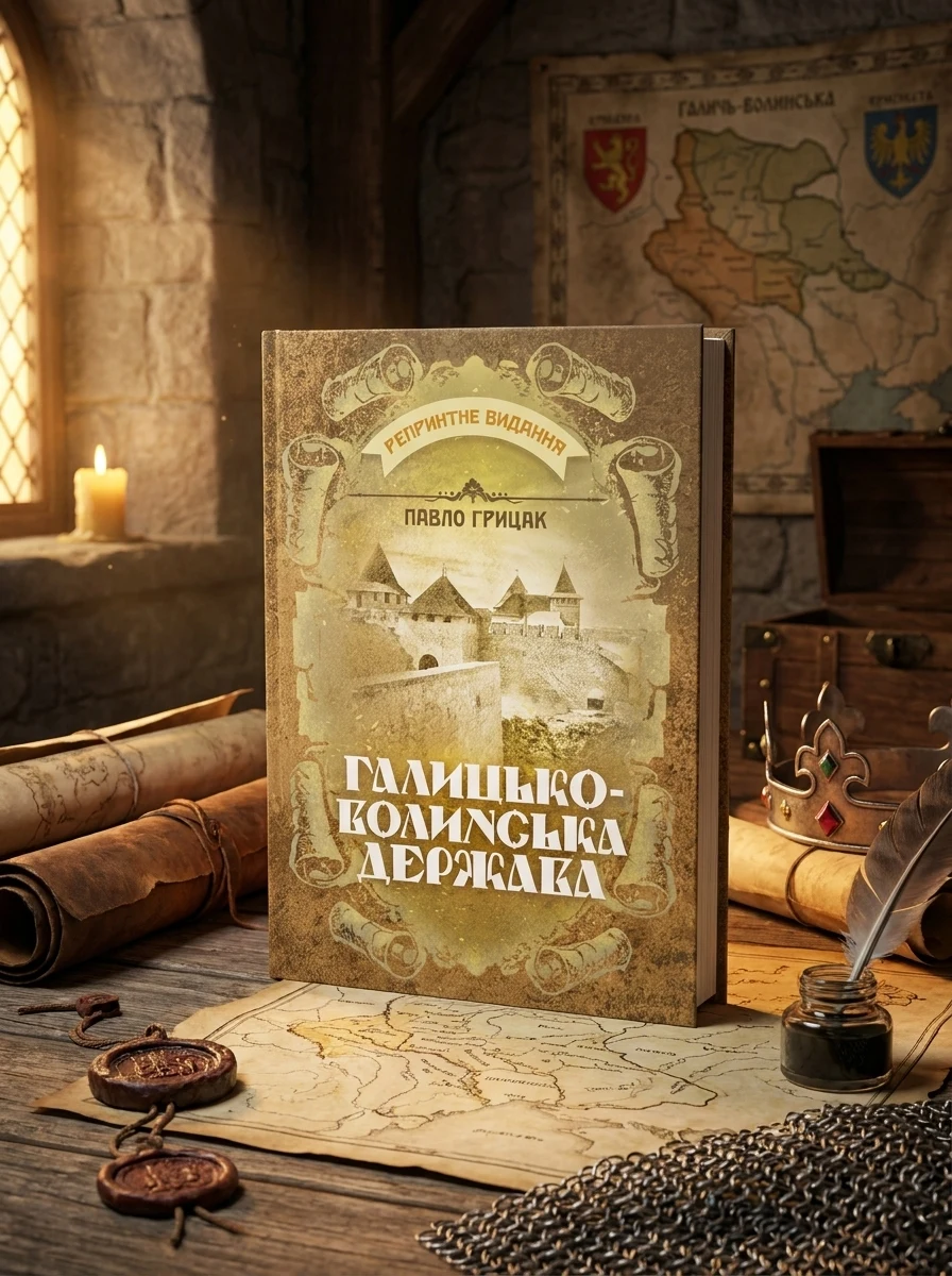 Галицько-Волинська держава. Репринтне видання — Павло Грицак, обкладинка