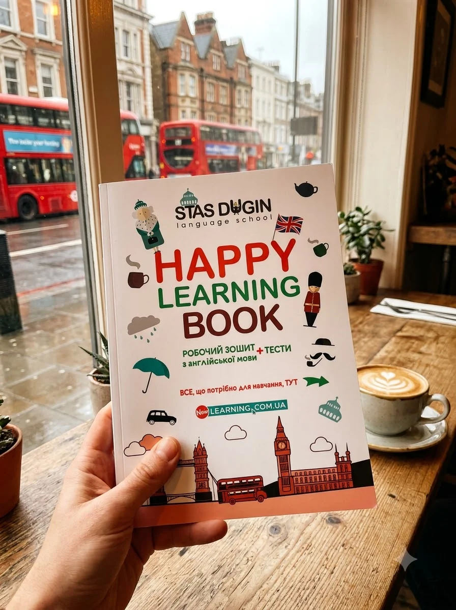 Happy Learning Book. Робочий зошит з англійської мови з граматичним матеріалом — Станіслав Дугін, обкладинка