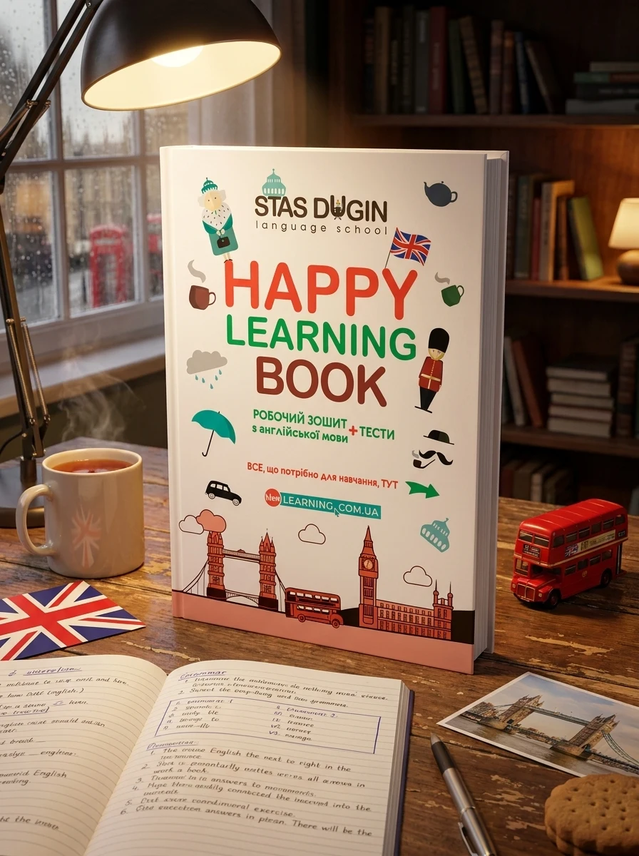 Happy Learning Book. Робочий зошит з англійської мови з граматичним матеріалом — Вивчення мов