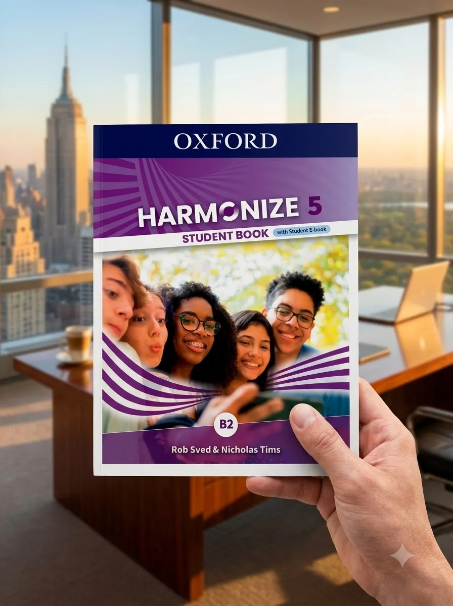 Harmonize 5/B2 Student Book + Workbook with Online Practice — Ніколас Тімс, обкладинка
