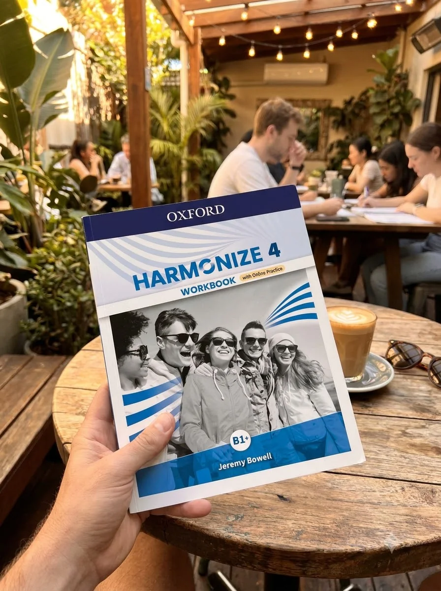 Harmonize. Level 4. Workbook with Online Practice — Джеремі Бовелл, обкладинка