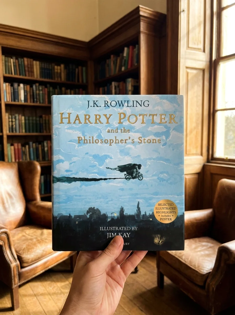 Harry Potter 1 Philosopher's Stone Illustrated Edition [Paperback] — Дитяча література