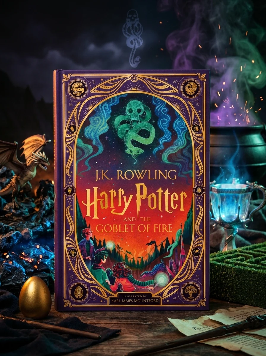 Harry Potter 4 Goblet of Fire Interactive Illustrated Edition