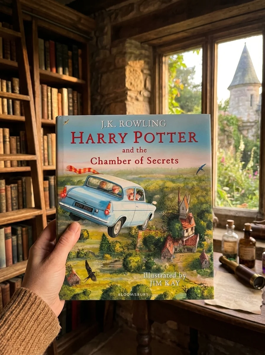 Harry Potter 2 Chamber of Secrets Illustrated Edition [Hardcover] — Дитяча література іноземними мовами