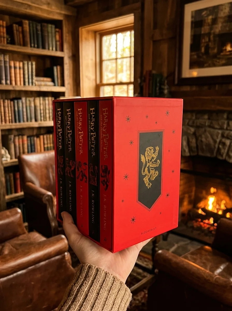 Harry Potter Gryffindor House Editions Paperback Box Set — Джоан Ролінґ, обкладинка