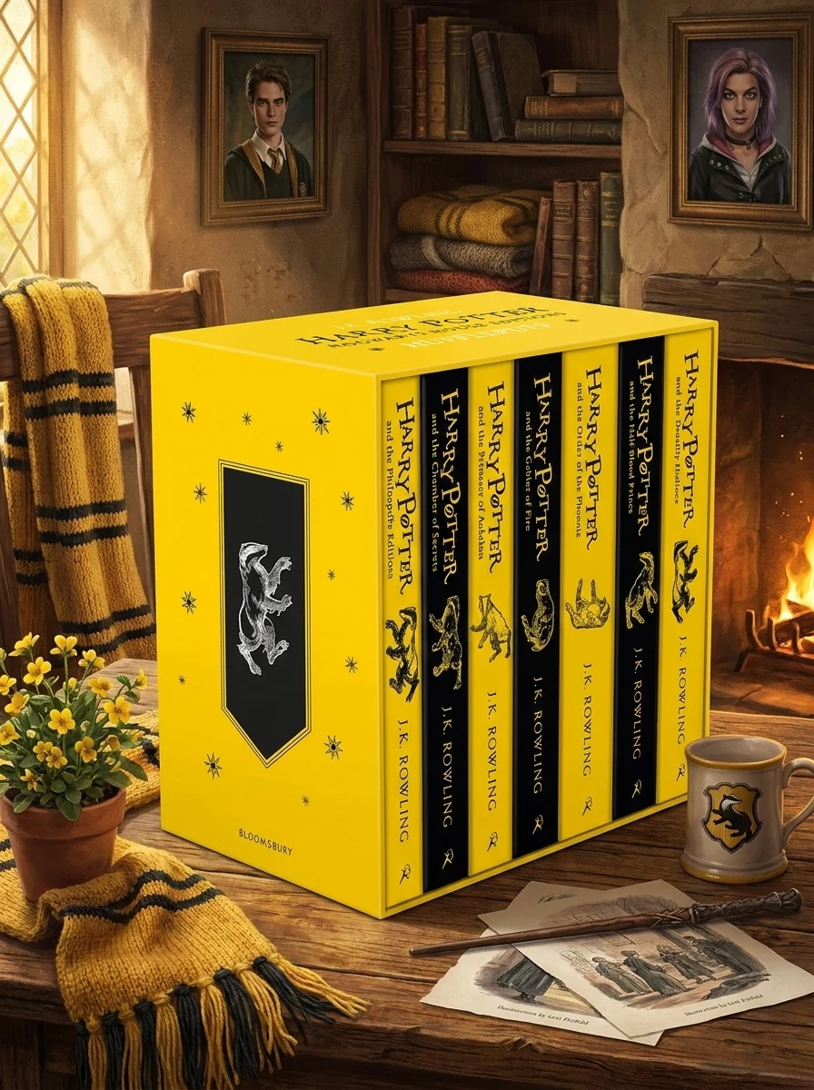 Harry Potter Box Set: Hufflepuff House Editions (Paperback) — Книги іноземною мовою