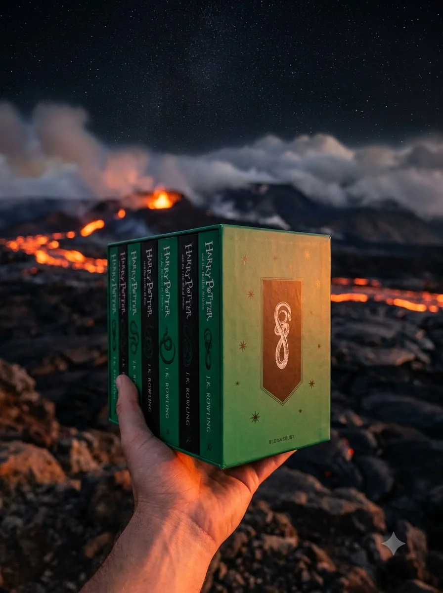 Harry Potter Slytherin House Editions Paperback Box Set — Джоан Ролінґ, обкладинка