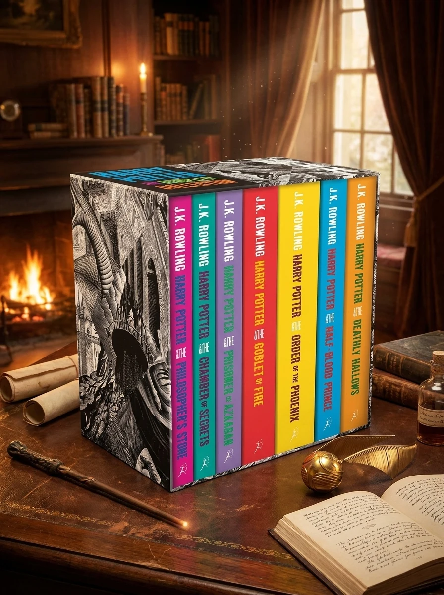 Harry Potter Boxed Set. The Complete Collection. Adult Paperback — Фантастика та фентезі
