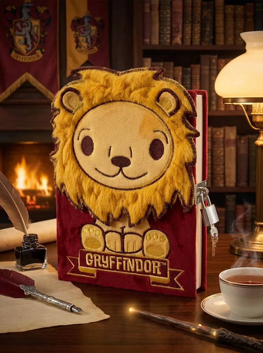 Harry Potter: Gryffindor Plush Lock & Key Diary, обкладинка