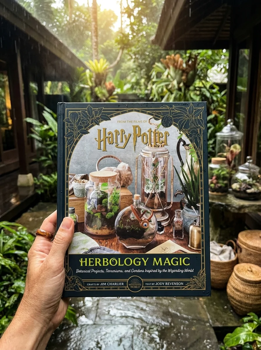 Harry Potter. Herbology Magic. Botanical Projects, Terrariums, and Gardens Inspired by the Wizarding — Джим Шарльє, обкладинка
