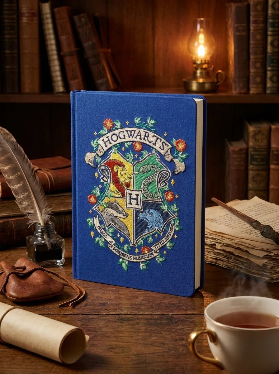 Harry Potter: Hogwarts Crest Embroidered Journal — Комікси та манґи