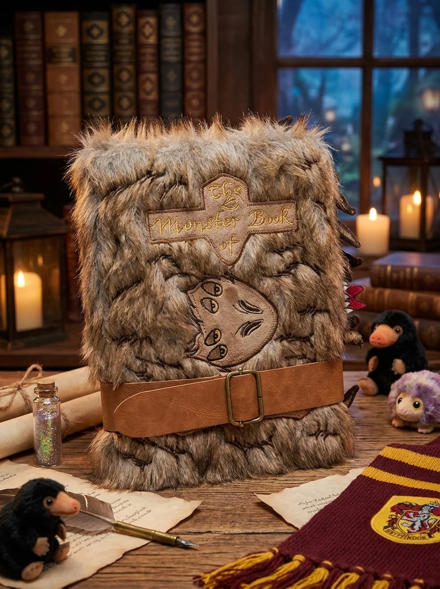 Harry Potter: Monster Book of Monsters Plush Journal