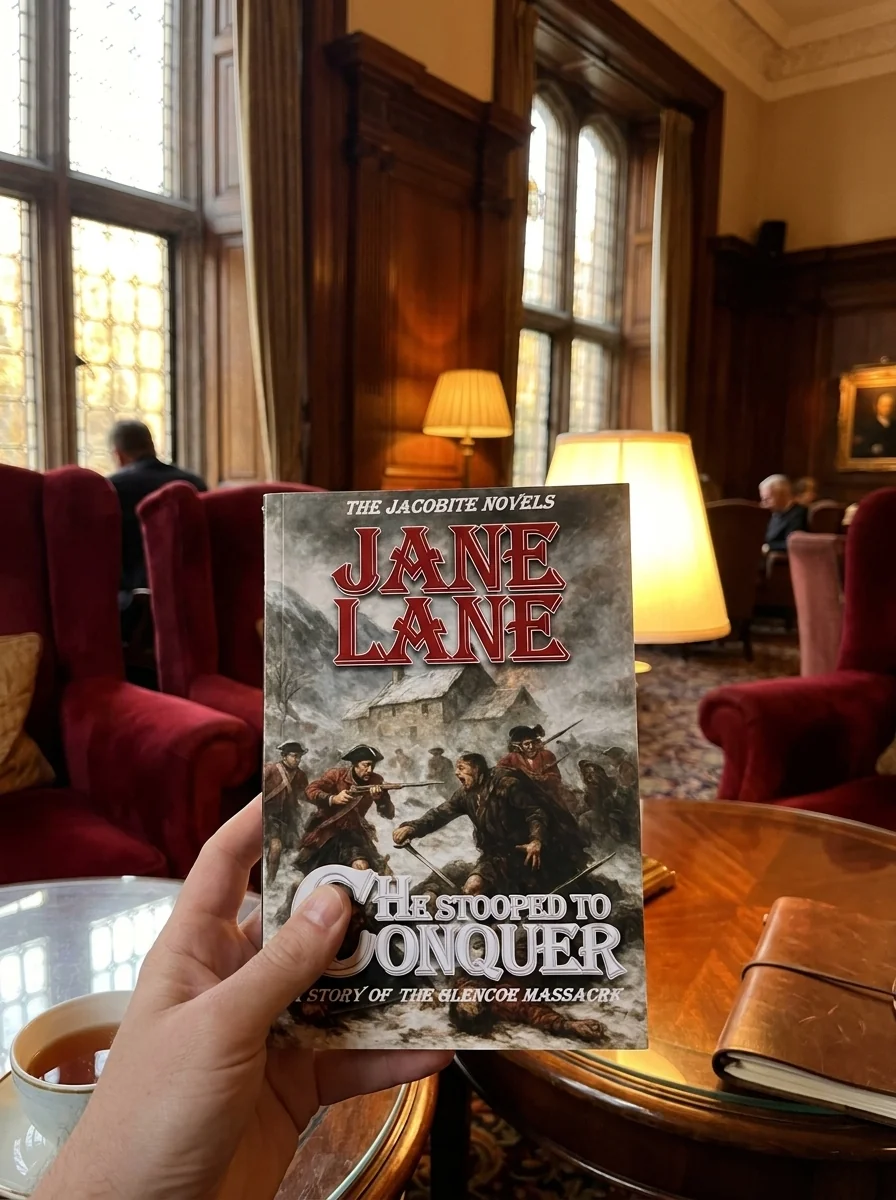 He Stooped to Conquer — Jane Lane, обкладинка