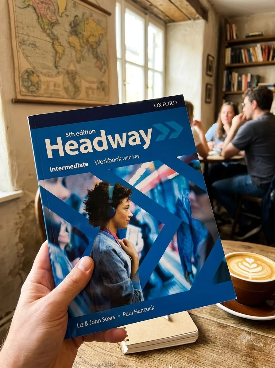 Headway. Intermediate. Workbook with Key — Джон Сорс, обкладинка