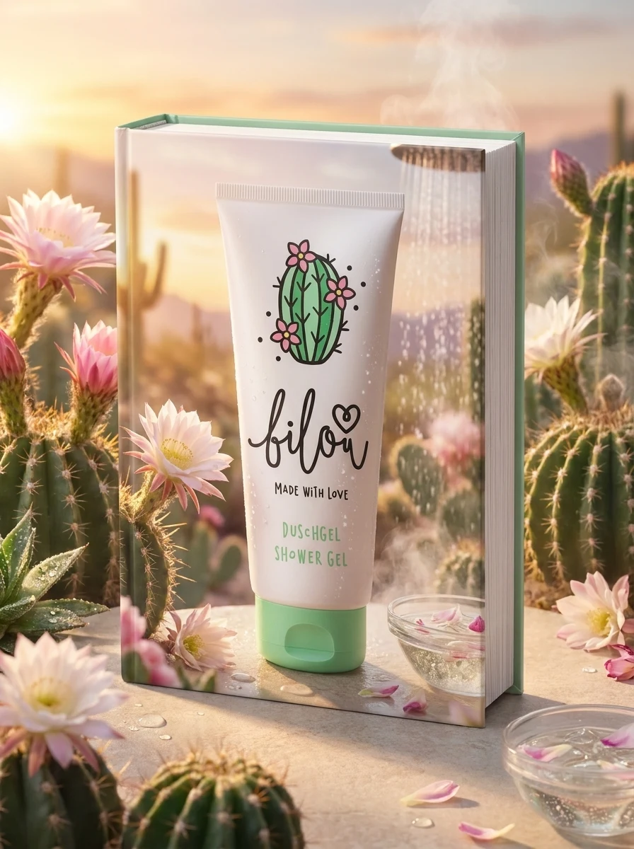Гель для душу Bilou Bloomy Cactus 200 мл, фото 2