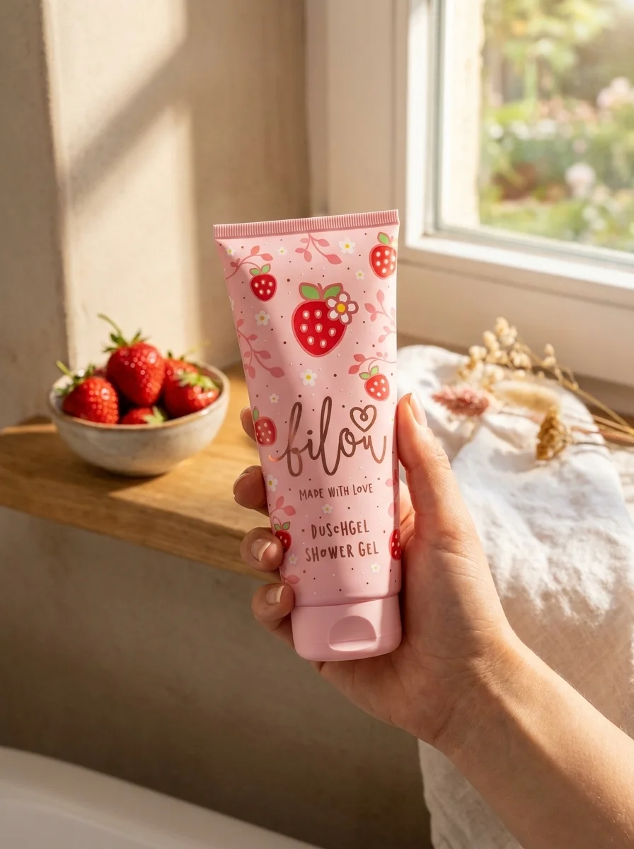 Гель для душу Bilou Sweet Strawberry 200 мл, обкладинка