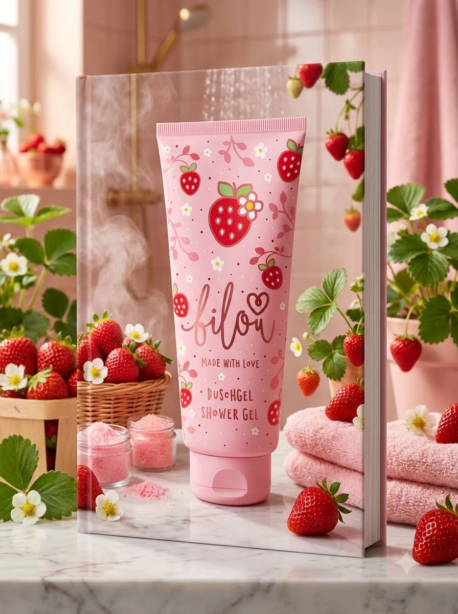 Гель для душу Bilou Sweet Strawberry 200 мл, фото 2
